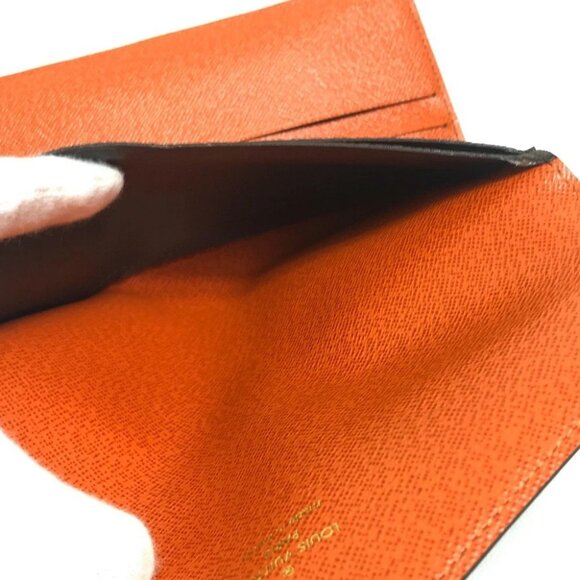 LOUIS VUITTON Portefeuille Josephine Monogram Long Wallet Brown x orange - Picture 9 of 11